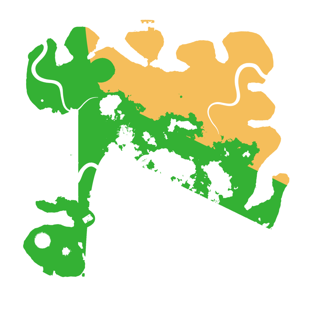 Biome Rust Map: Procedural Map, Size: 3500, Seed: 1674660180