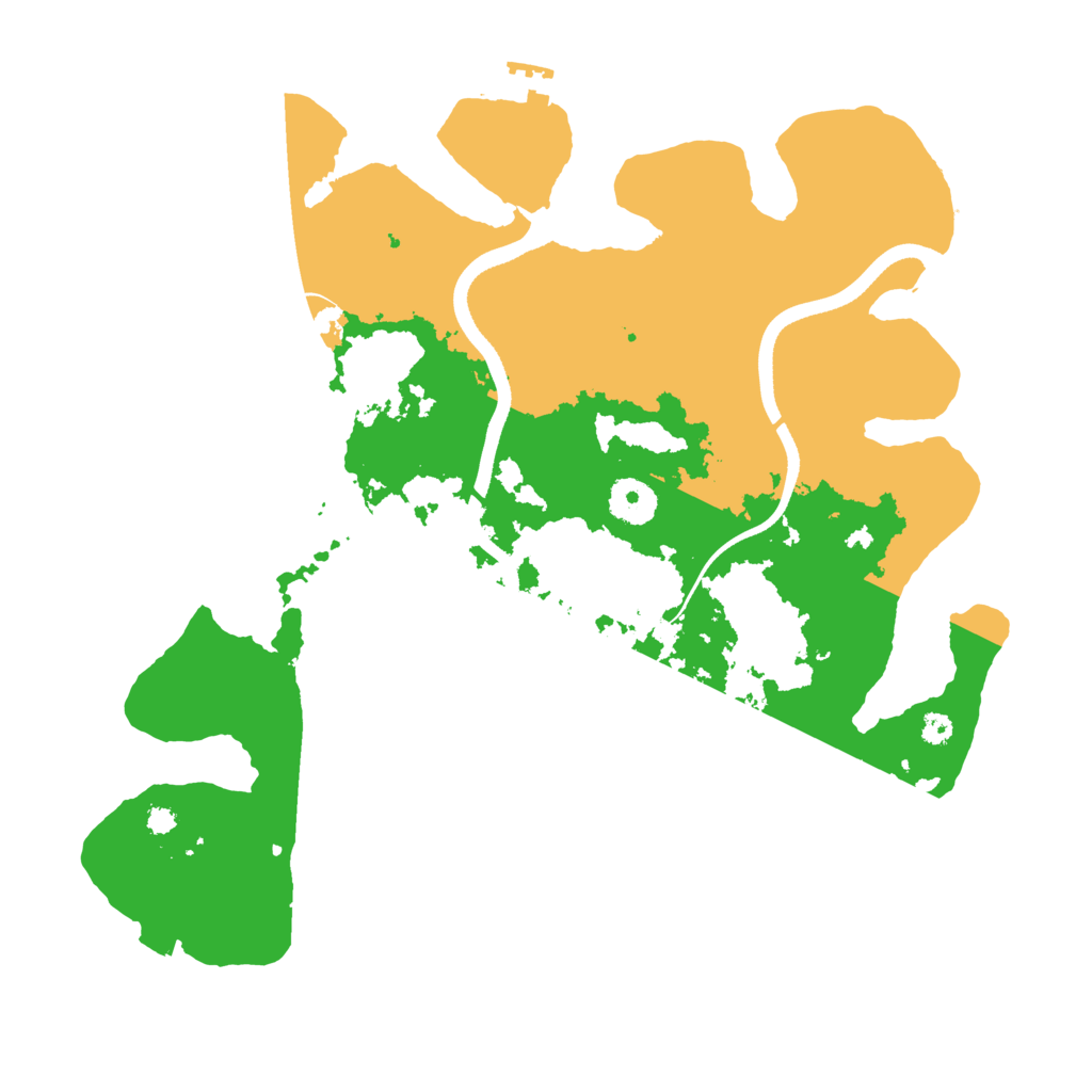 Biome Rust Map: Procedural Map, Size: 3500, Seed: 1674660180