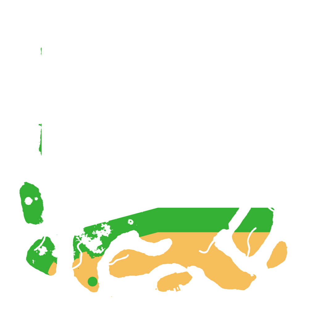 Biome Rust Map: Procedural Map, Size: 4300, Seed: 7242084