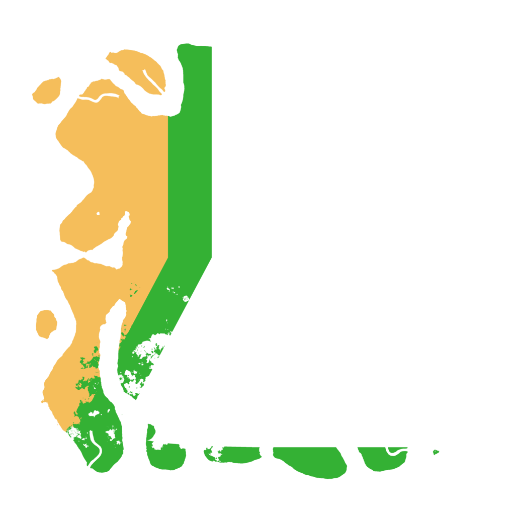 Biome Rust Map: Procedural Map, Size: 4500, Seed: 1828886398