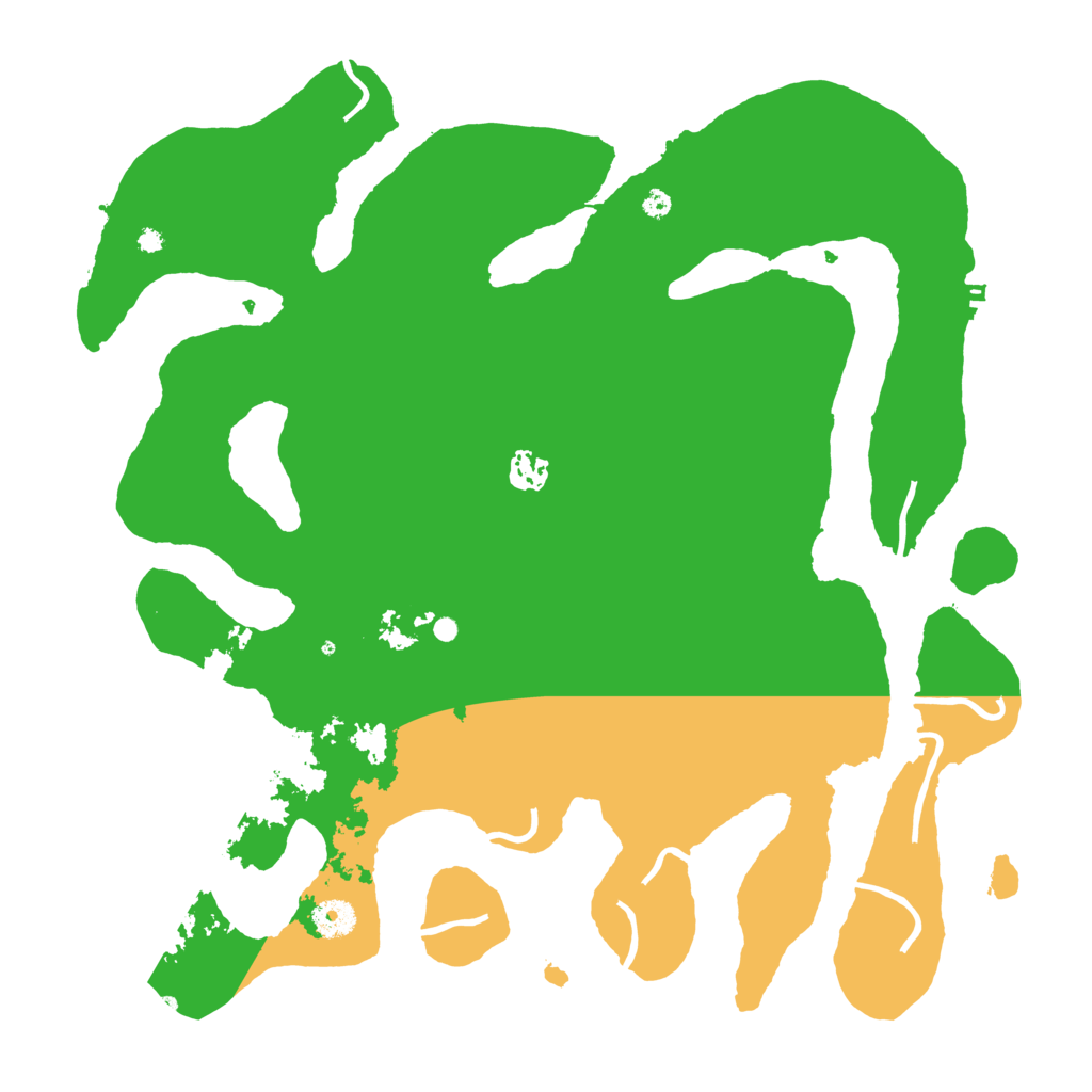 Biome Rust Map: Procedural Map, Size: 4000, Seed: 13851