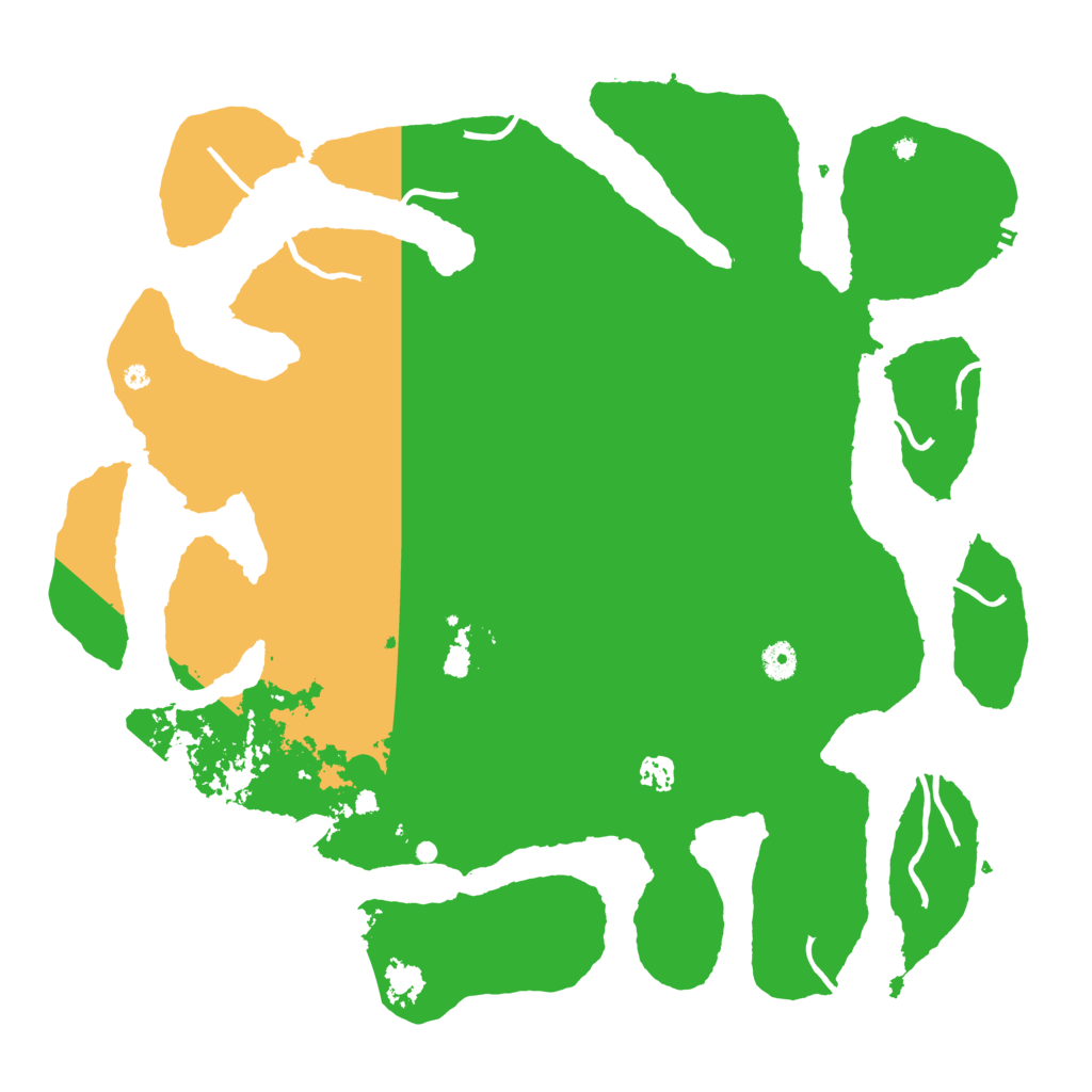 Biome Rust Map: Procedural Map, Size: 4500, Seed: 140511