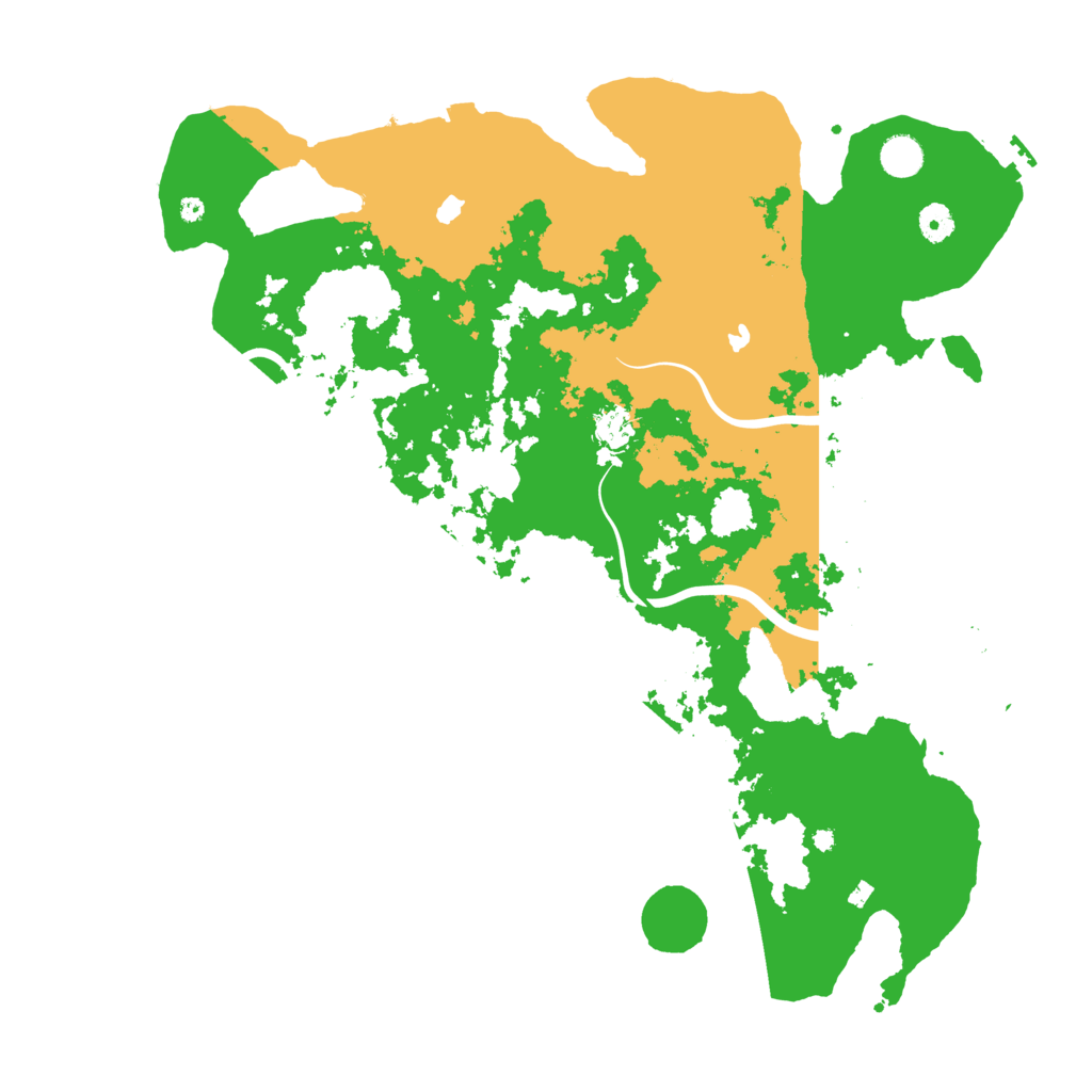 Biome Rust Map: Procedural Map, Size: 4500, Seed: 140511