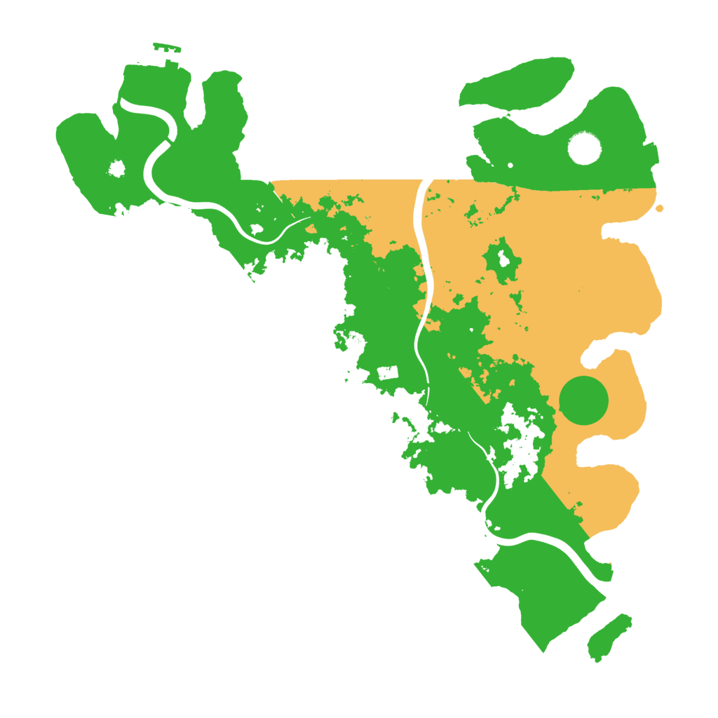 Biome Rust Map: Procedural Map, Size: 3850, Seed: 662585737