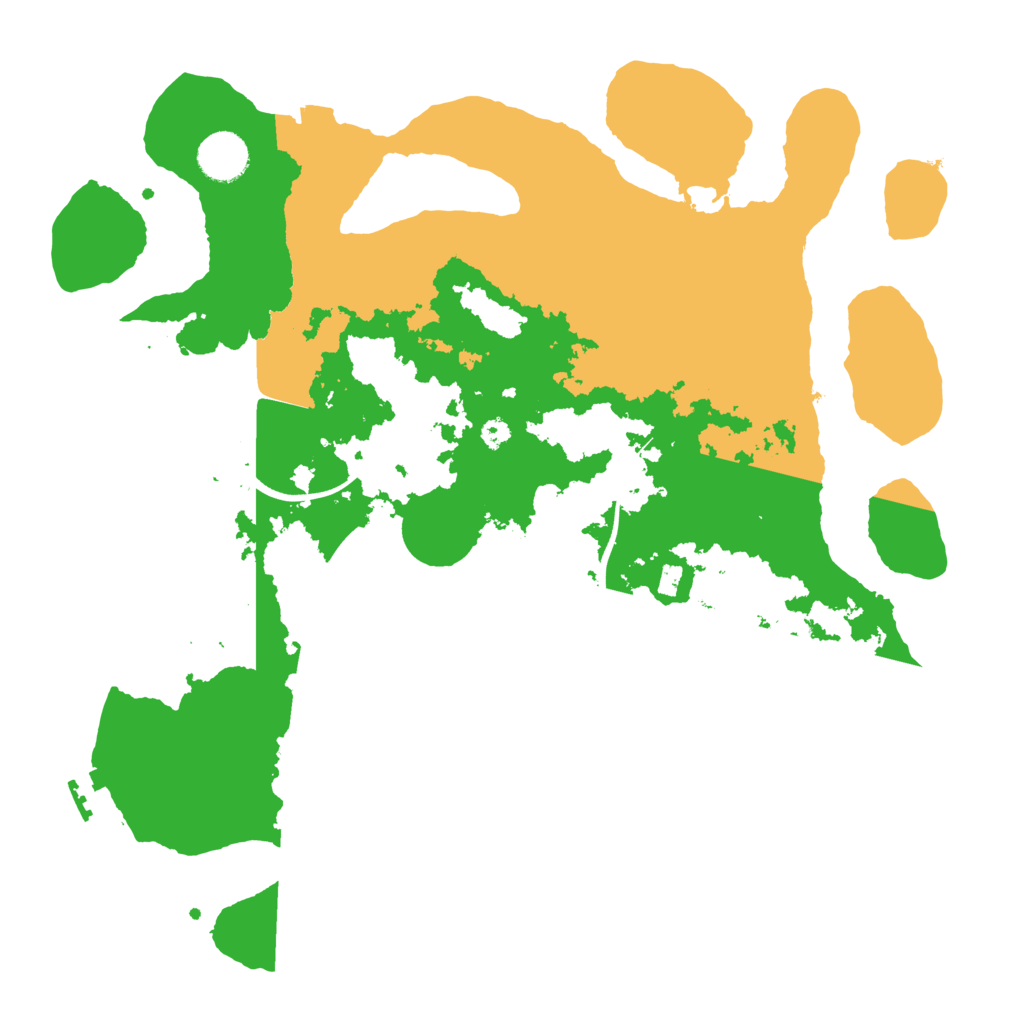 Biome Rust Map: Procedural Map, Size: 3600, Seed: 516584