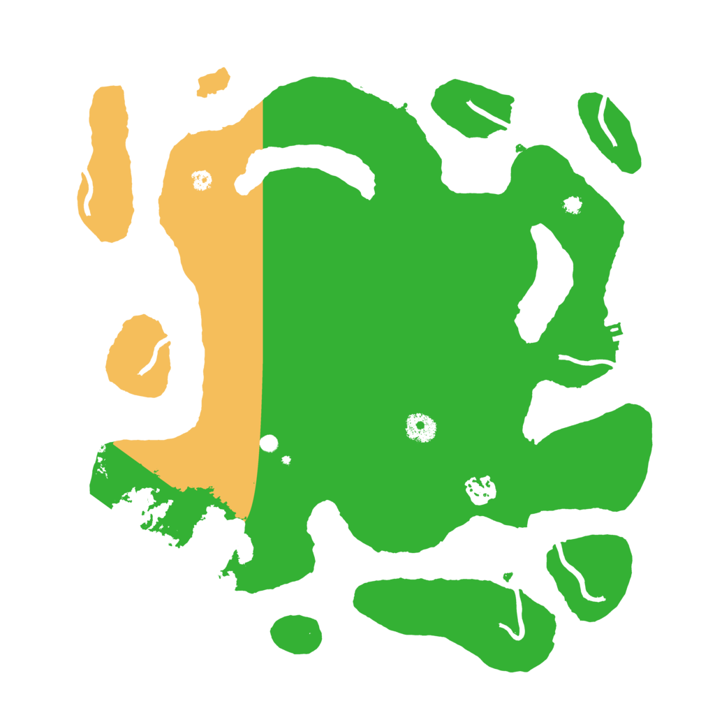 Biome Rust Map: Procedural Map, Size: 3600, Seed: 1392974139