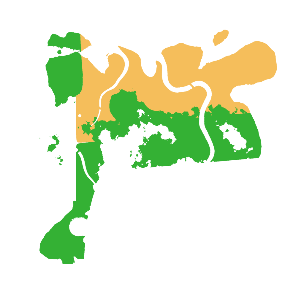 Biome Rust Map: Procedural Map, Size: 2892, Seed: 12589125