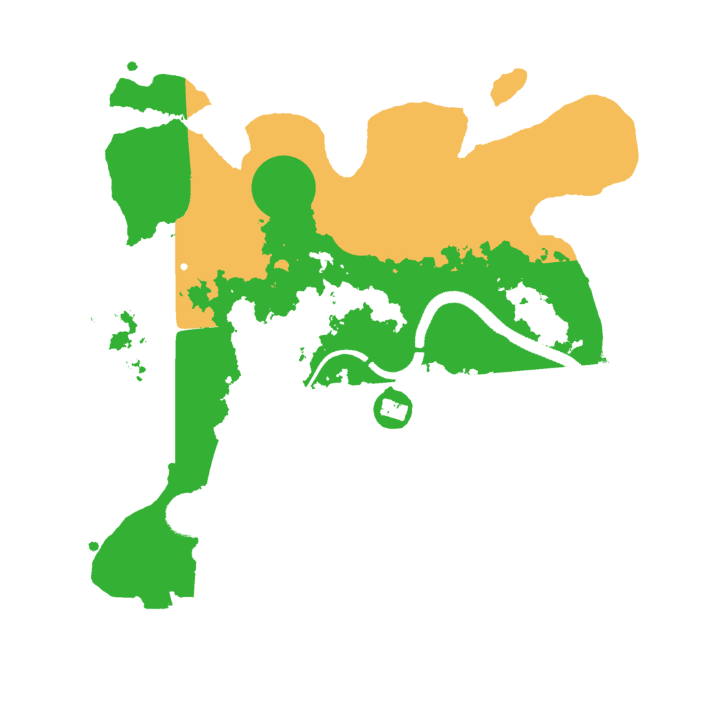 Biome Rust Map: Procedural Map, Size: 2892, Seed: 12589125