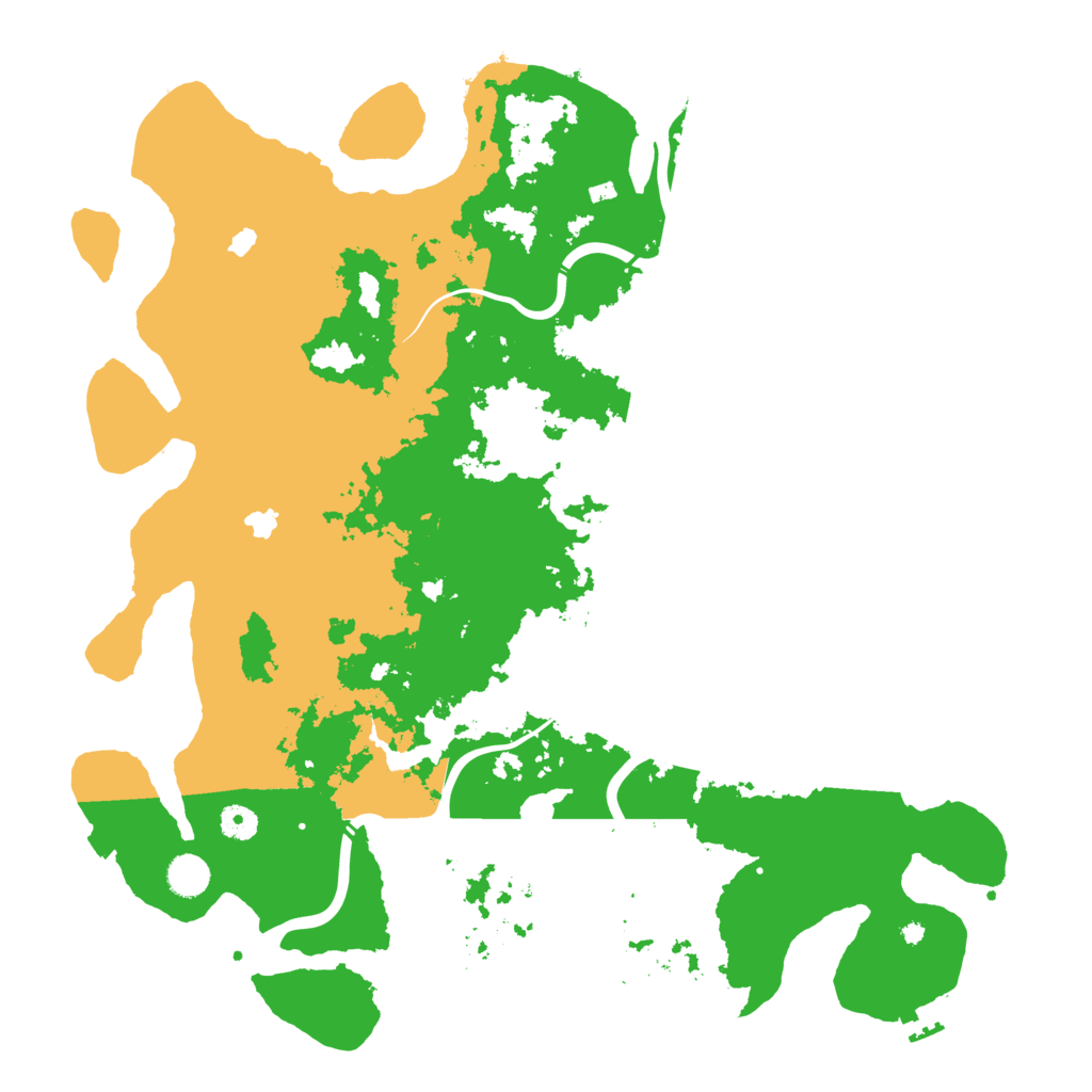 Biome Rust Map: Procedural Map, Size: 4500, Seed: 178609973