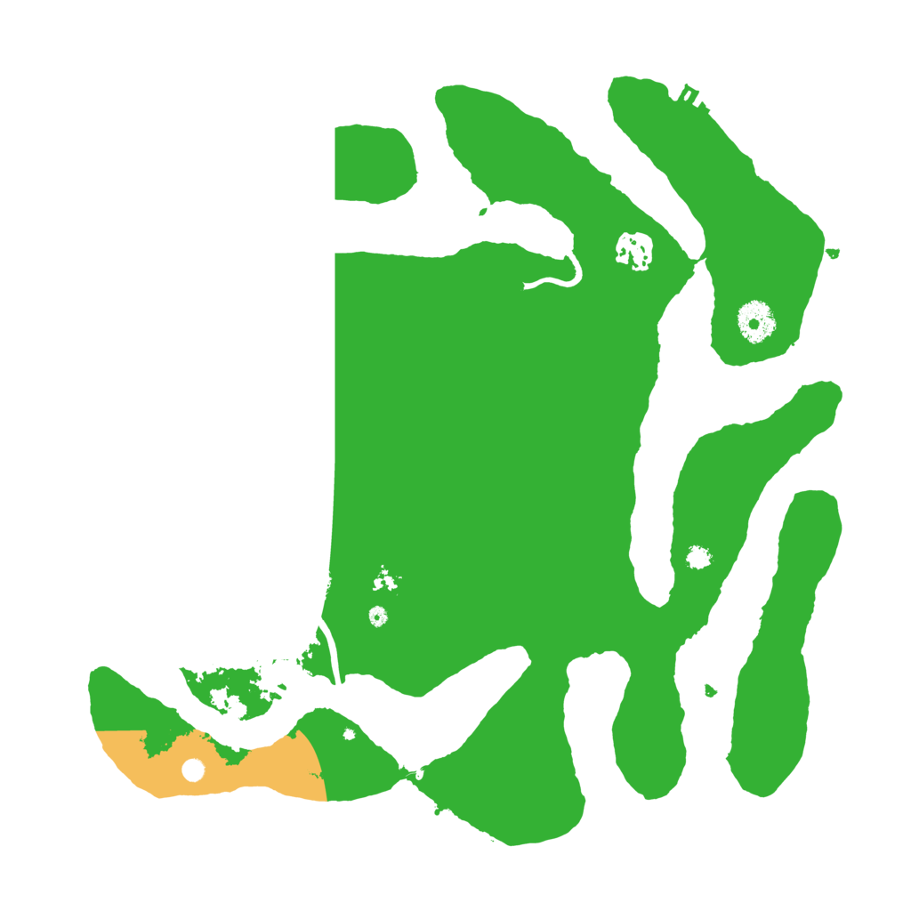 Biome Rust Map: Procedural Map, Size: 3500, Seed: 5432