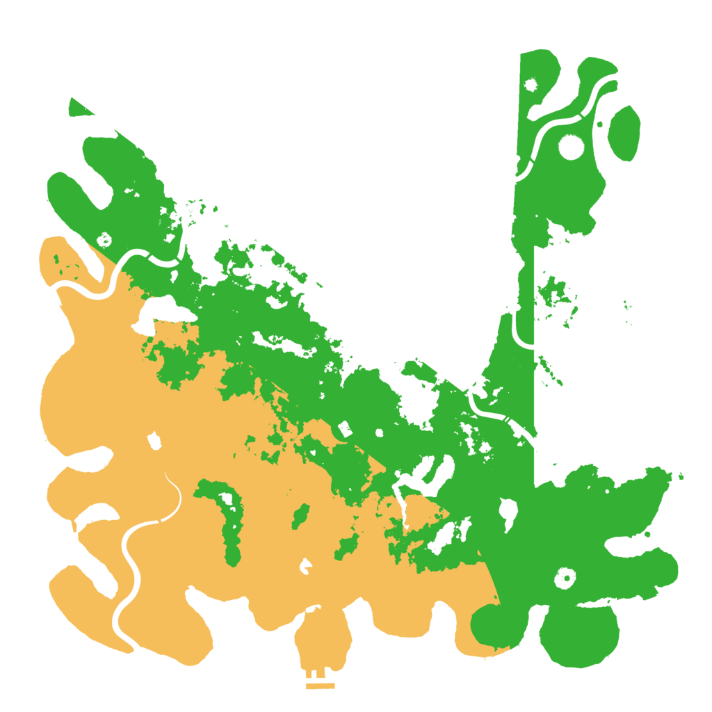 Biome Rust Map: Procedural Map, Size: 5000, Seed: 210