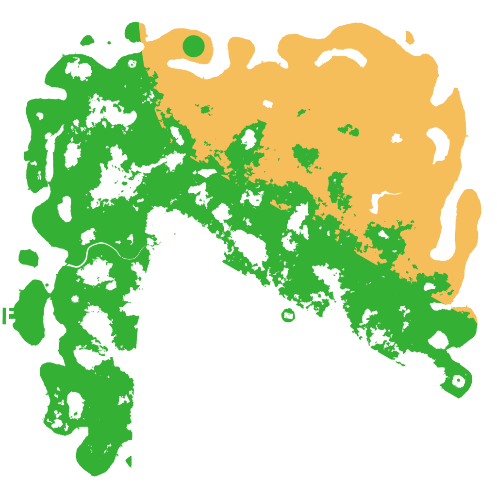 Biome Rust Map: Procedural Map, Size: 6000, Seed: 1501709504