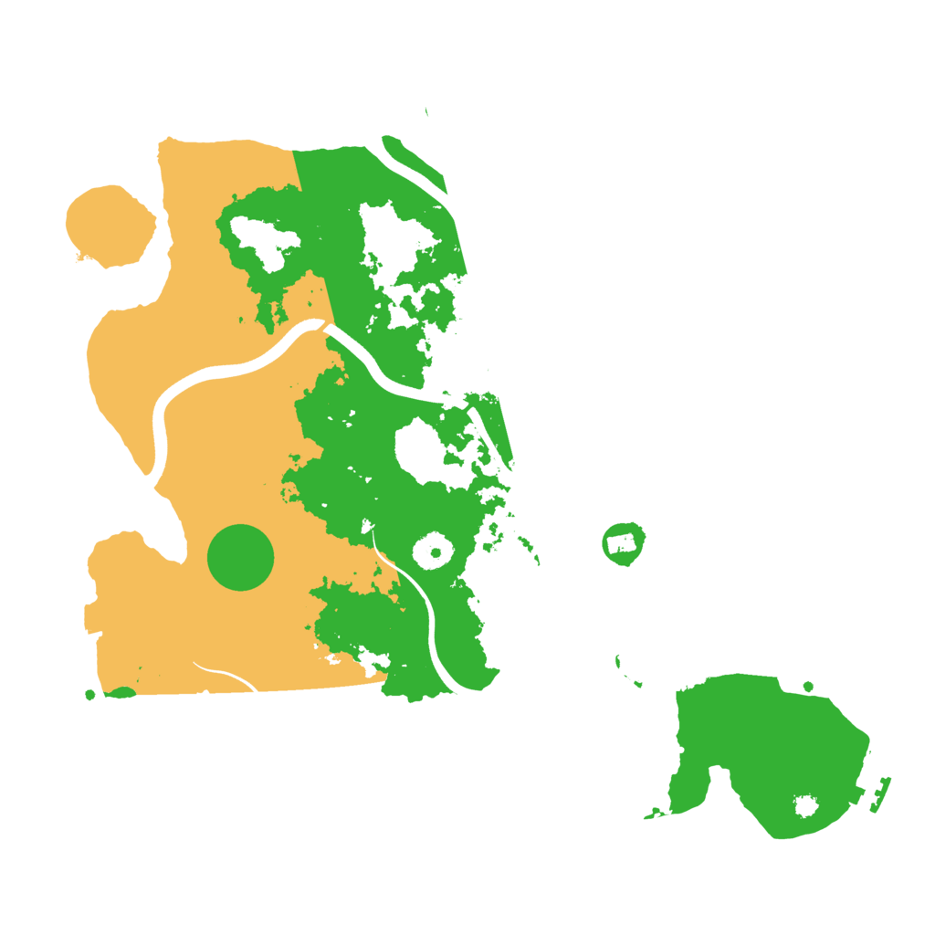 Biome Rust Map: Procedural Map, Size: 3700, Seed: 1409110402