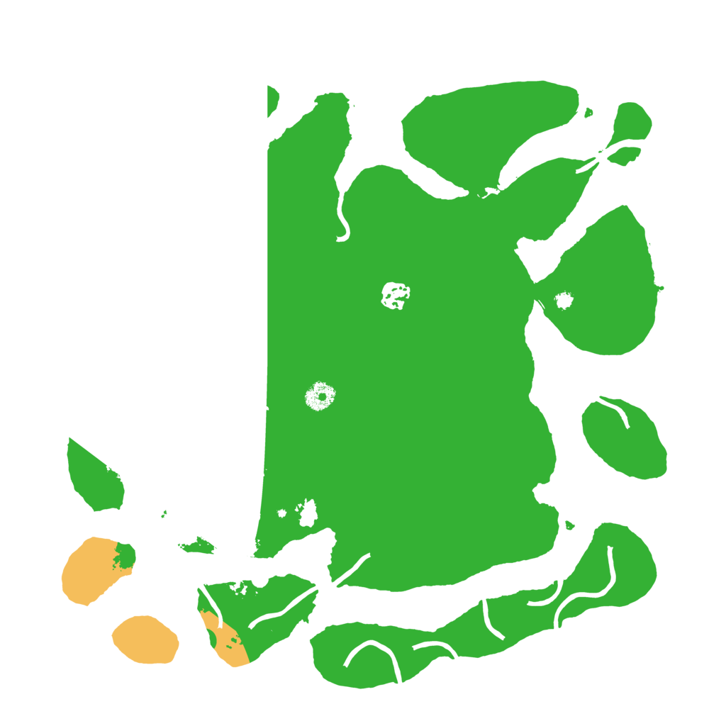 Biome Rust Map: Procedural Map, Size: 3800, Seed: 77553399