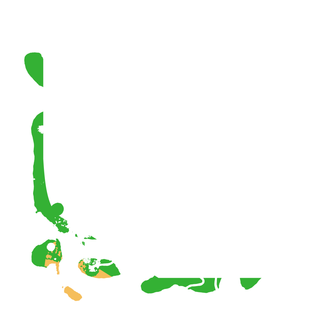 Biome Rust Map: Procedural Map, Size: 3500, Seed: 84623424