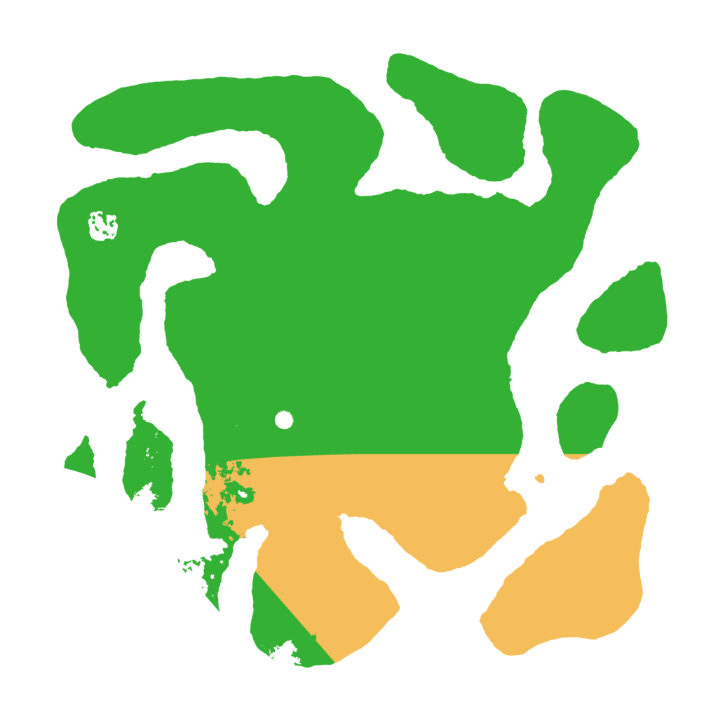 Biome Rust Map: Barren, Size: 3500, Seed: 189