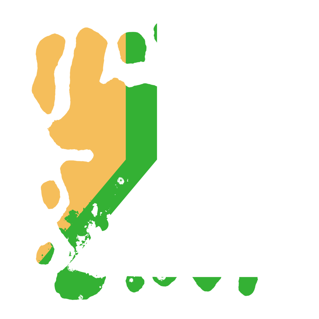 Biome Rust Map: Procedural Map, Size: 3500, Seed: 8155095