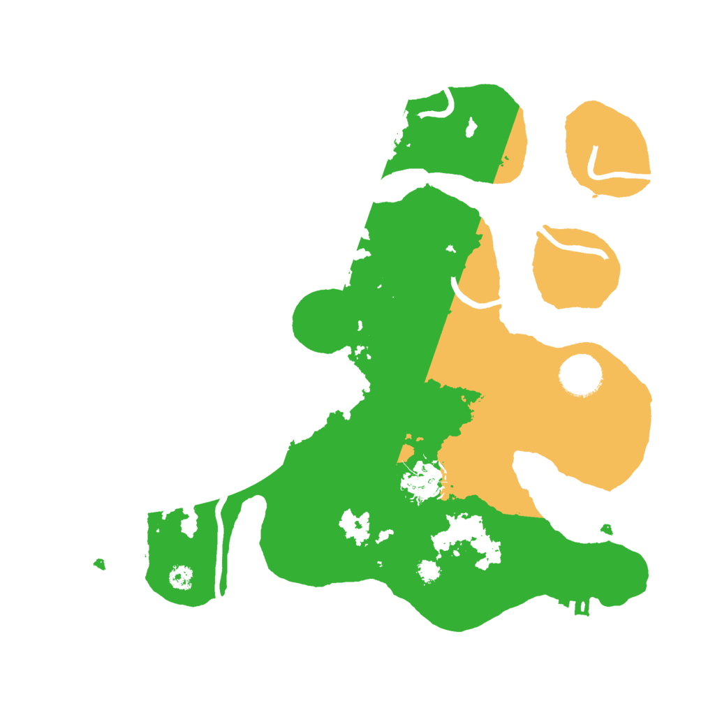 Biome Rust Map: Procedural Map, Size: 3000, Seed: 324769052