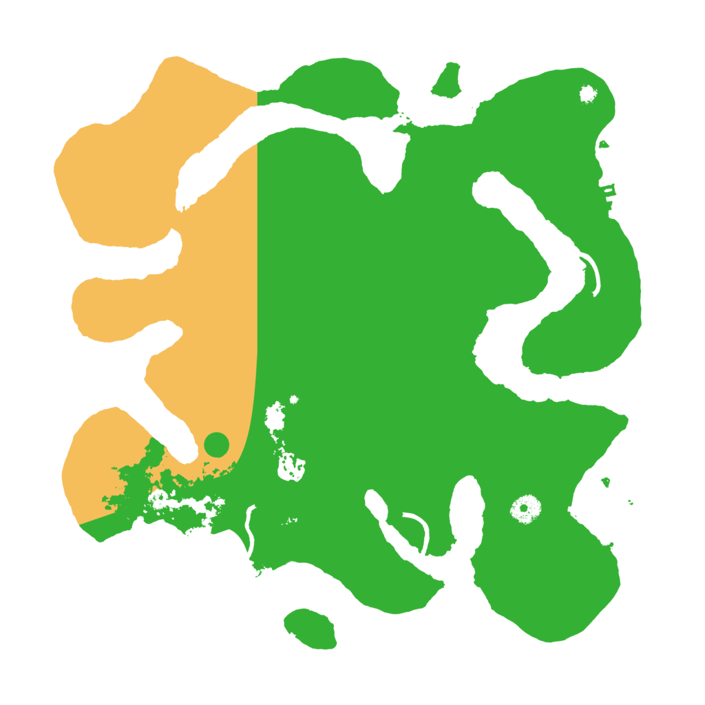 Biome Rust Map: Procedural Map, Size: 3700, Seed: 1316842607