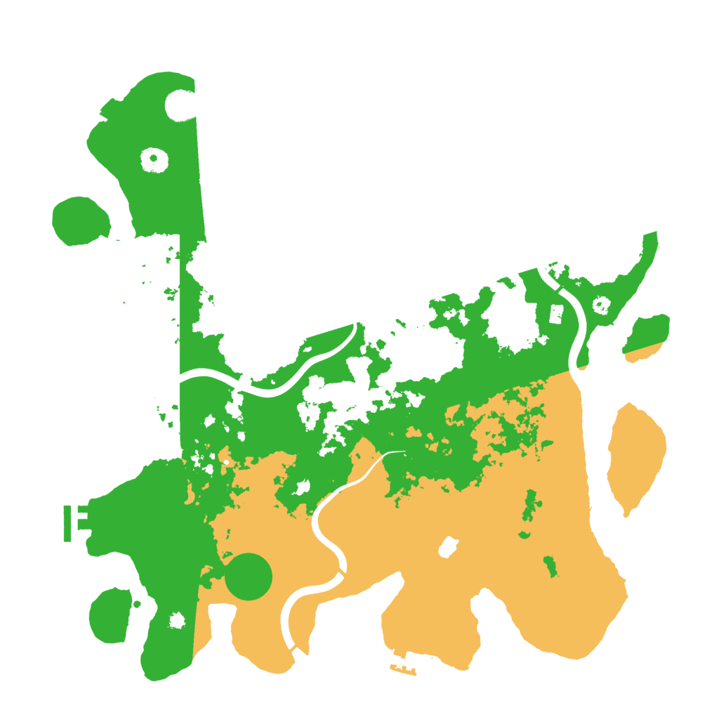Biome Rust Map: Procedural Map, Size: 4000, Seed: 1109671412
