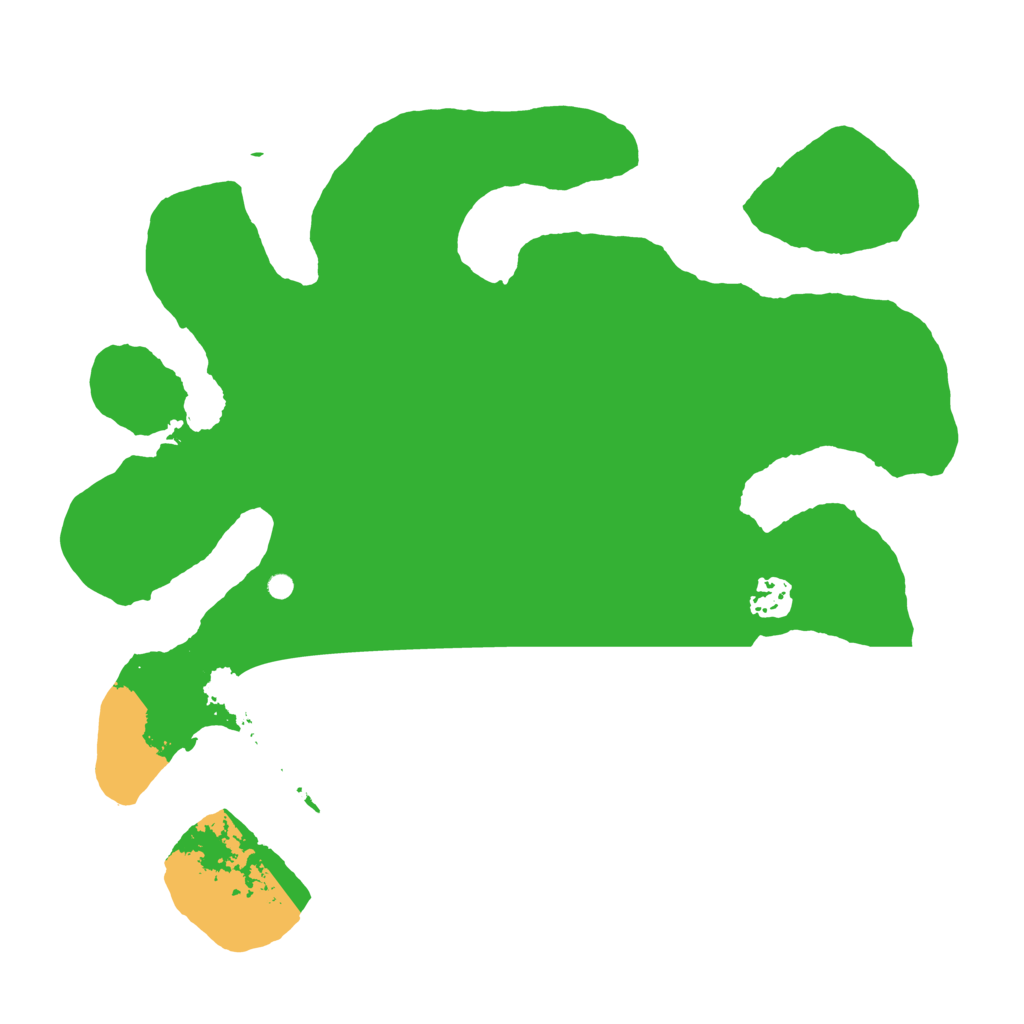 Biome Rust Map: Barren, Size: 3550, Seed: 1111