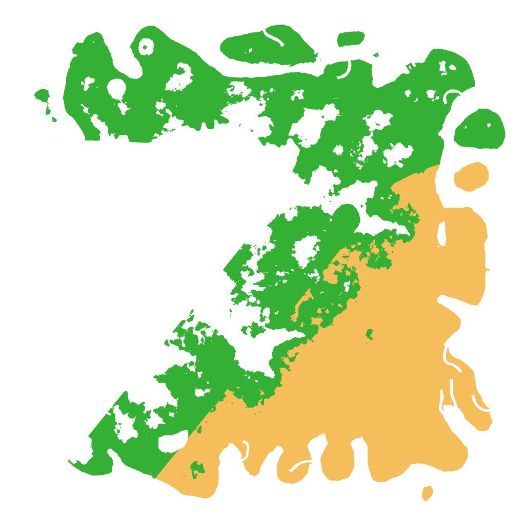 Biome Rust Map: Procedural Map, Size: 5000, Seed: 96