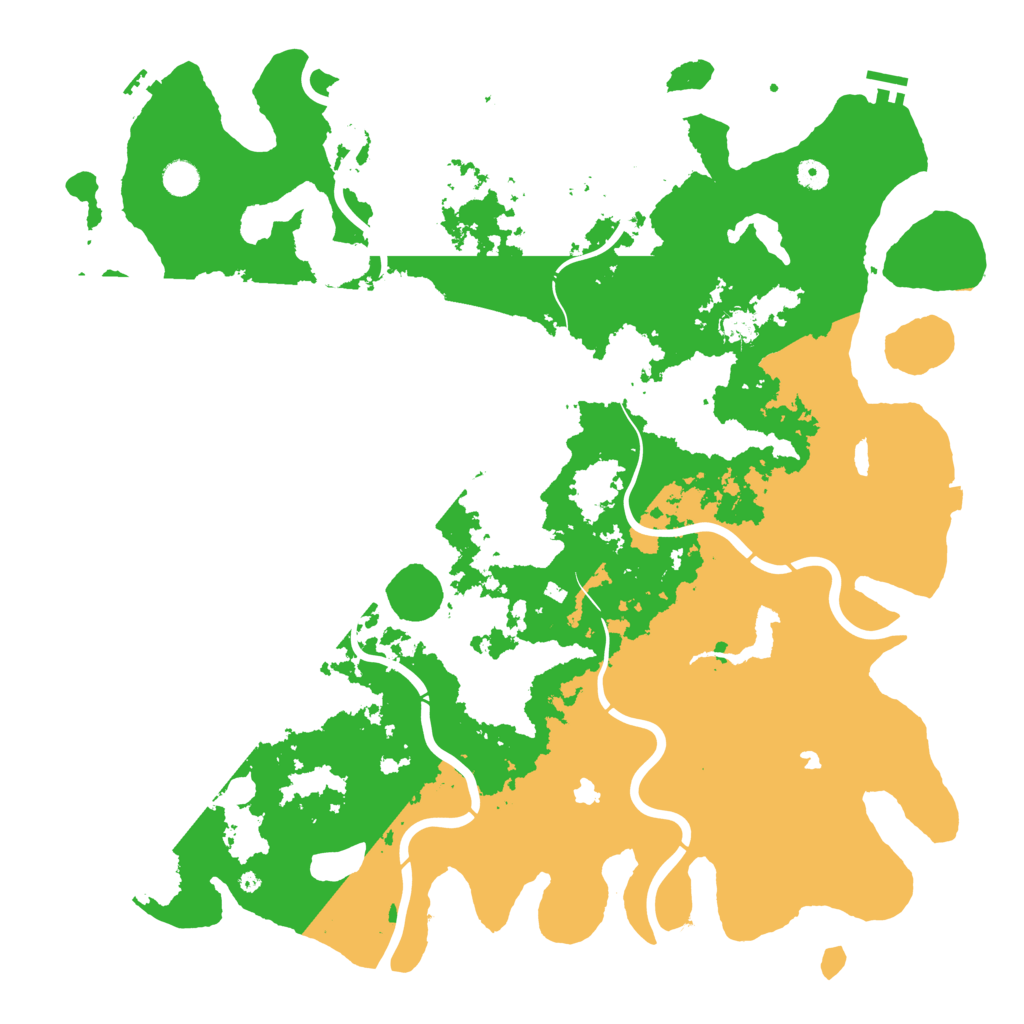 Biome Rust Map: Procedural Map, Size: 5000, Seed: 96