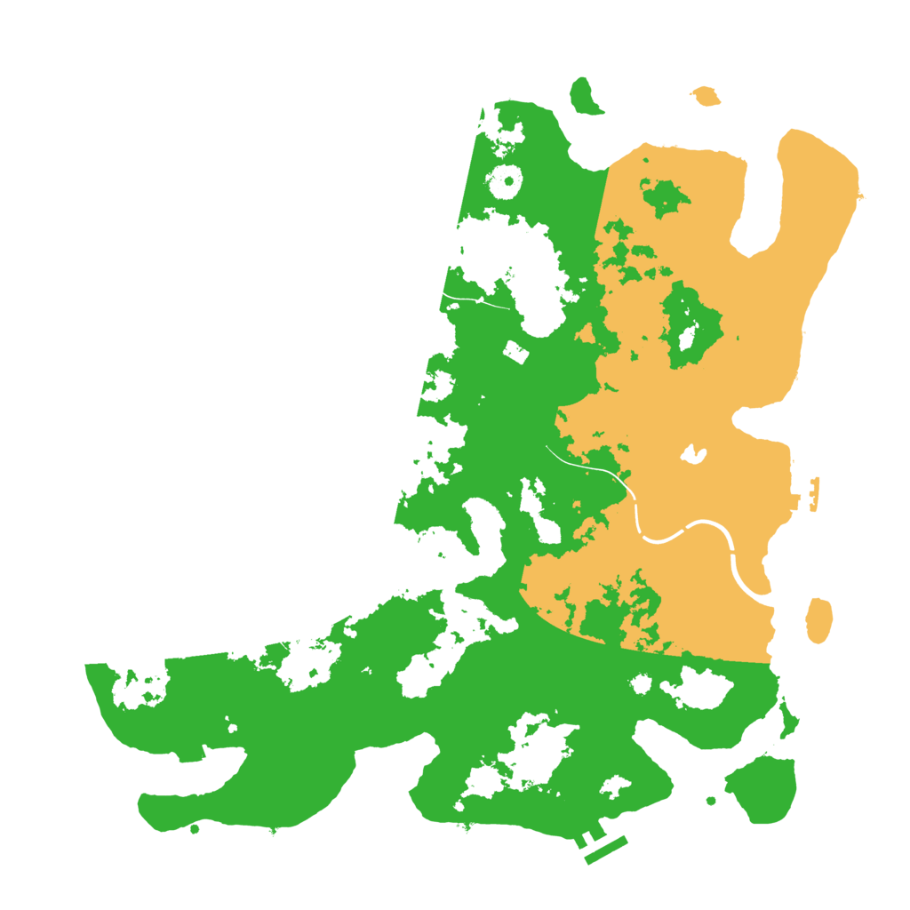 Biome Rust Map: Procedural Map, Size: 4000, Seed: 524294045