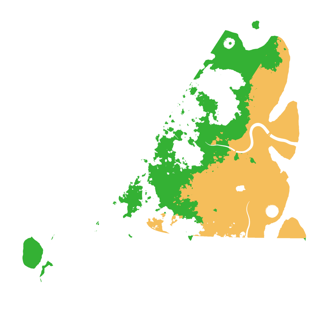 Biome Rust Map: Procedural Map, Size: 4441, Seed: 649459