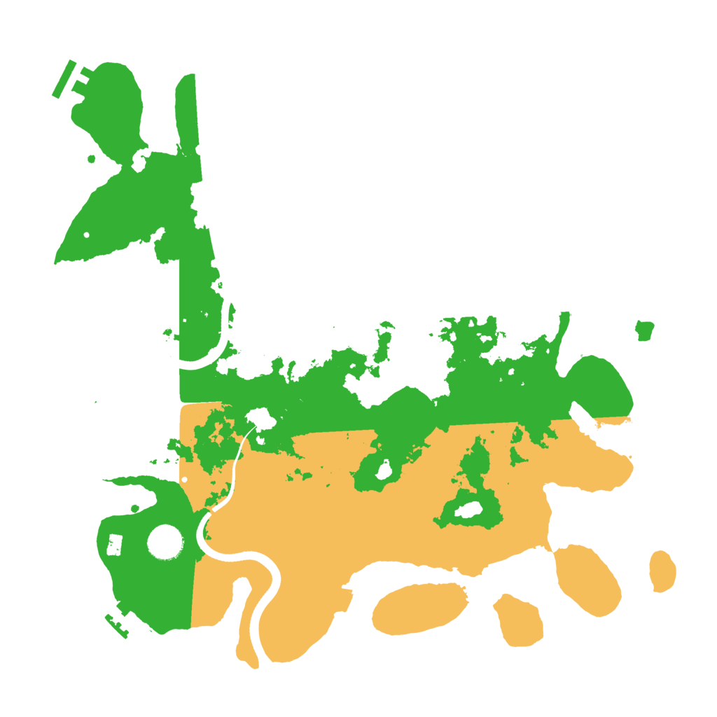 Biome Rust Map: Procedural Map, Size: 3600, Seed: 989096745