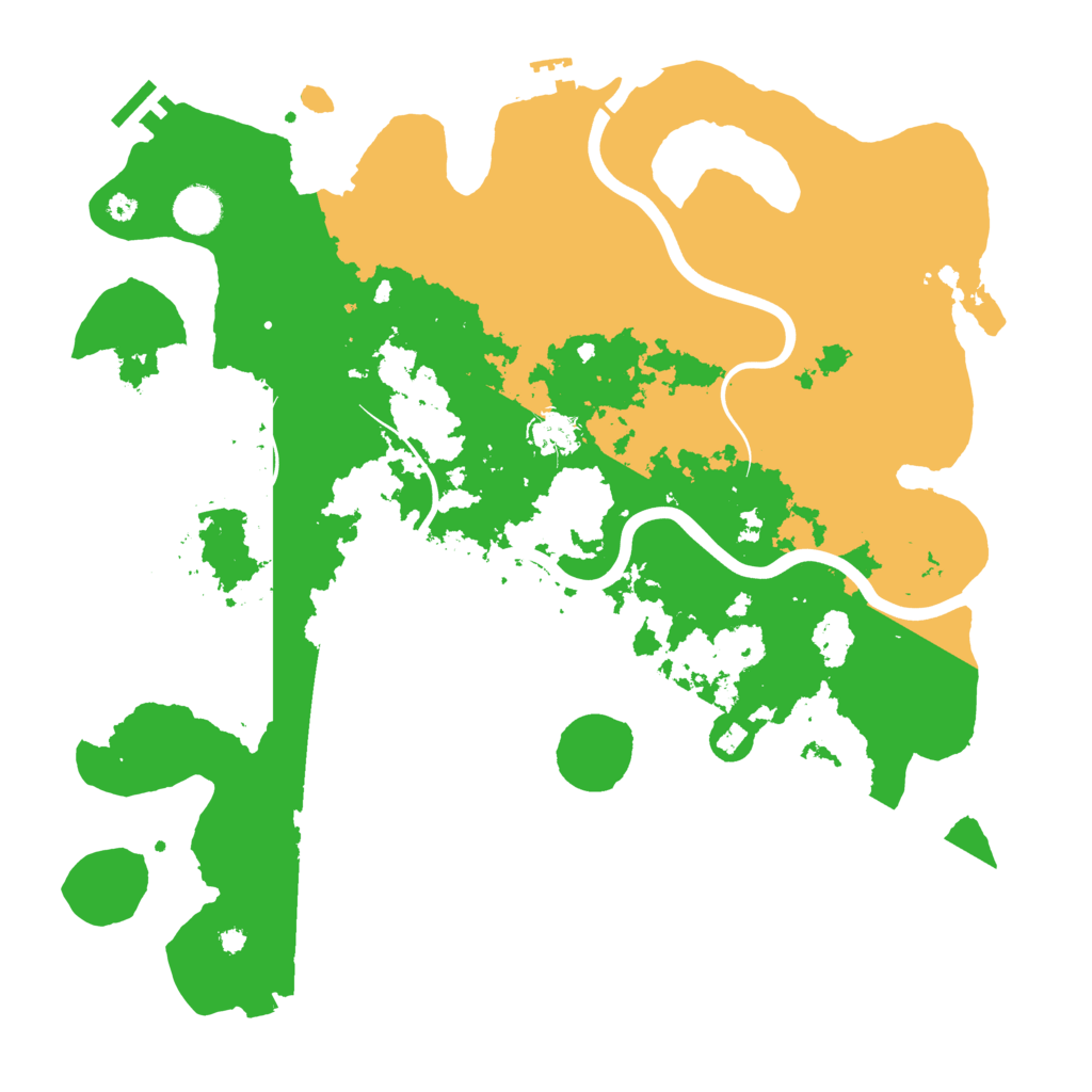 Biome Rust Map: Procedural Map, Size: 3950, Seed: 1229060621