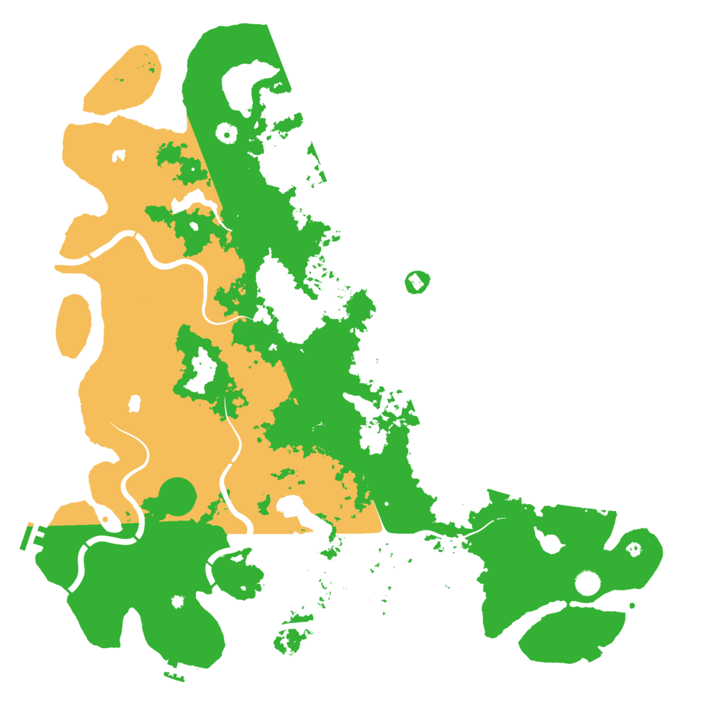 Biome Rust Map: Procedural Map, Size: 5000, Seed: 9002