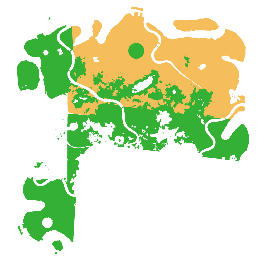 Biome Rust Map: Procedural Map, Size: 4500, Seed: 742246625