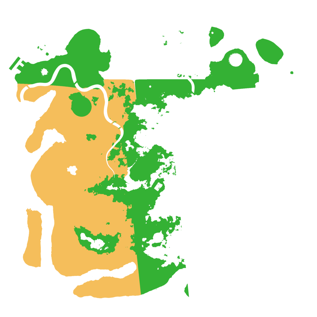 Biome Rust Map: Procedural Map, Size: 4200, Seed: 254125444
