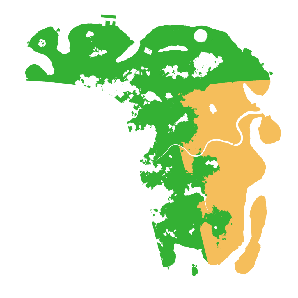 Biome Rust Map: Procedural Map, Size: 4000, Seed: 41111