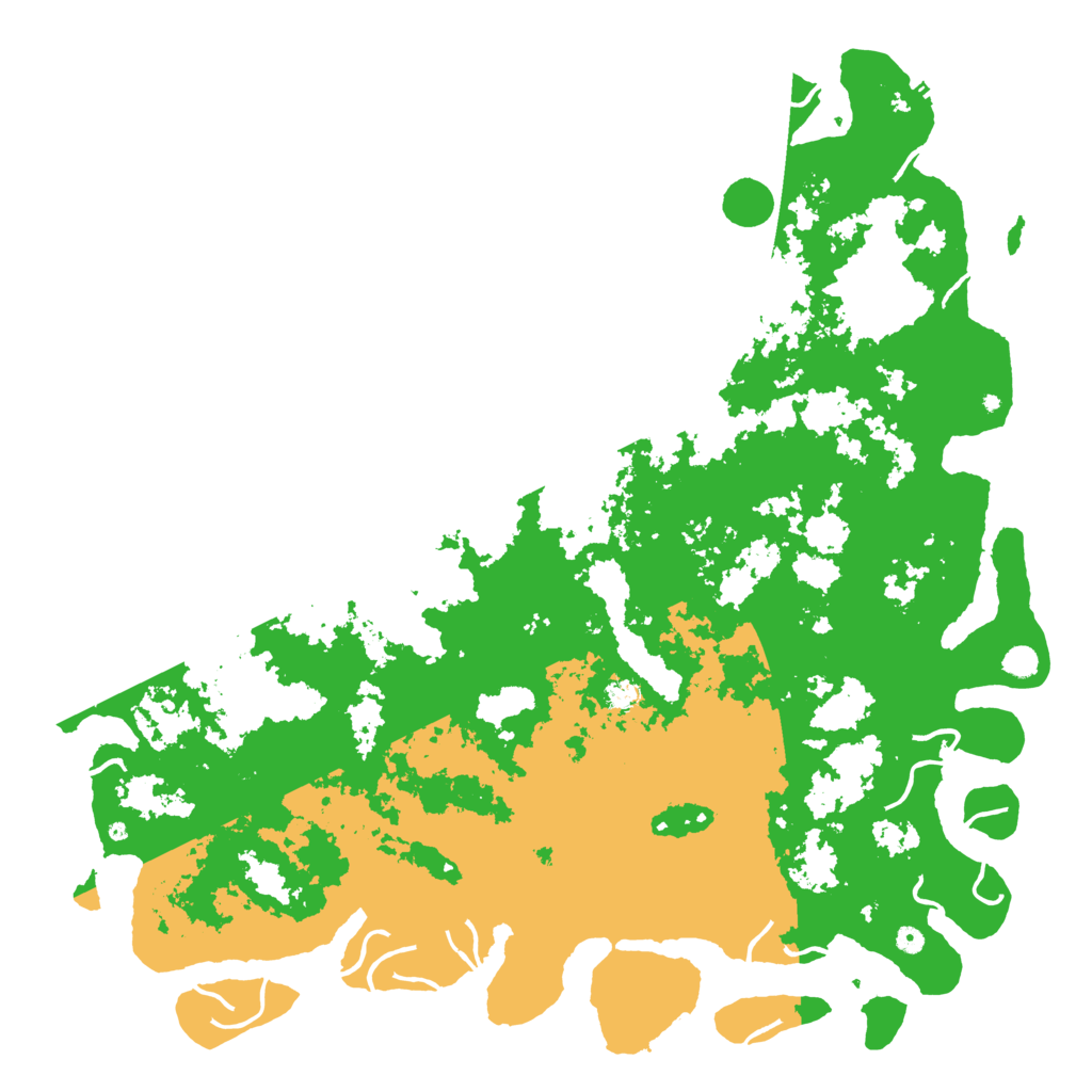 Biome Rust Map: Procedural Map, Size: 6000, Seed: 1122334