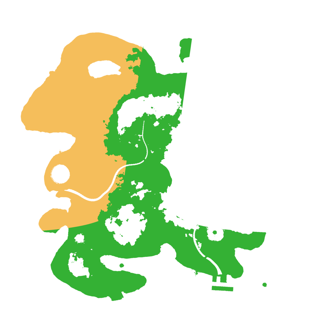 Biome Rust Map: Procedural Map, Size: 3000, Seed: 56706850