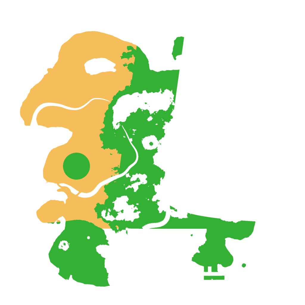 Biome Rust Map: Procedural Map, Size: 3000, Seed: 56706850