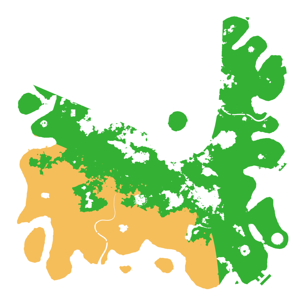 Biome Rust Map: Procedural Map, Size: 4500, Seed: 660774555