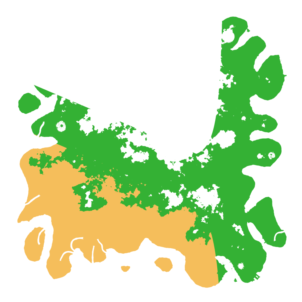 Biome Rust Map: Procedural Map, Size: 4500, Seed: 660774555