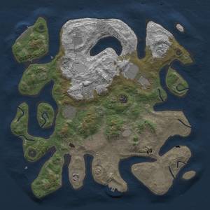 Thumbnail Rust Map: Procedural Map, Size: 3800, Seed: 475722683, 18 Monuments