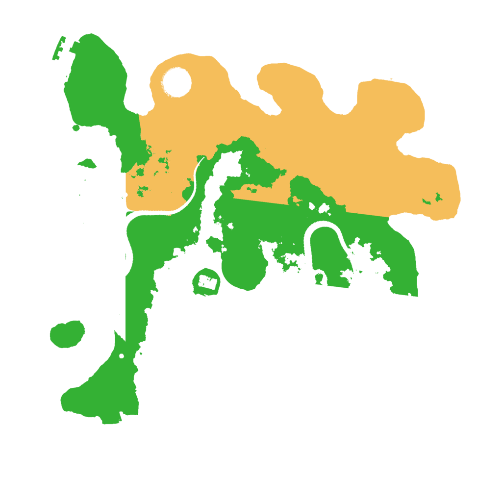 Biome Rust Map: Procedural Map, Size: 3000, Seed: 67213