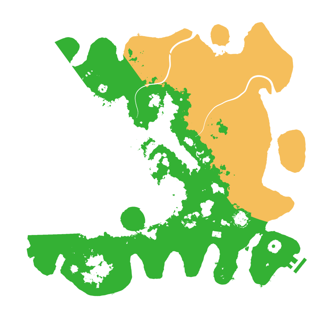 Biome Rust Map: Procedural Map, Size: 3700, Seed: 1510325689