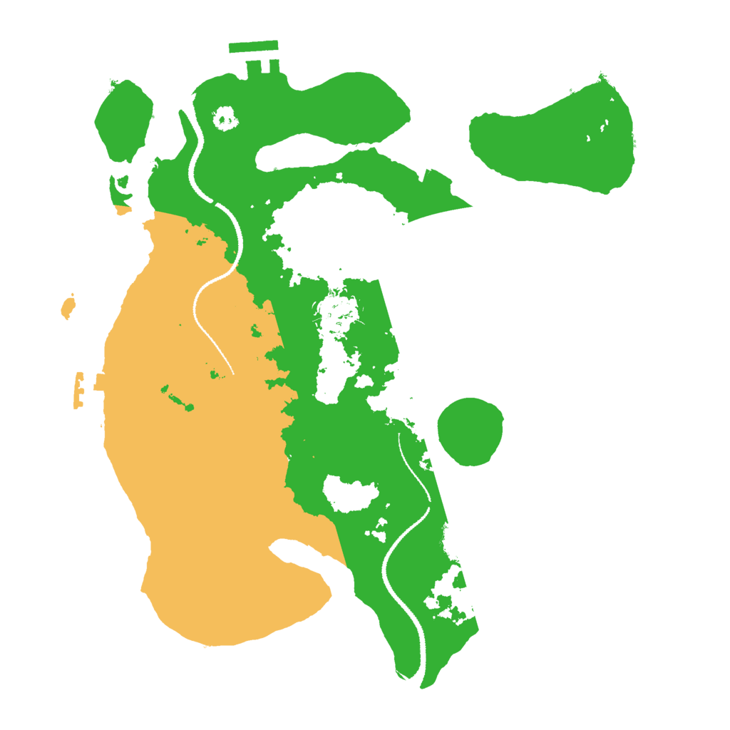 Biome Rust Map: Procedural Map, Size: 3000, Seed: 728911582