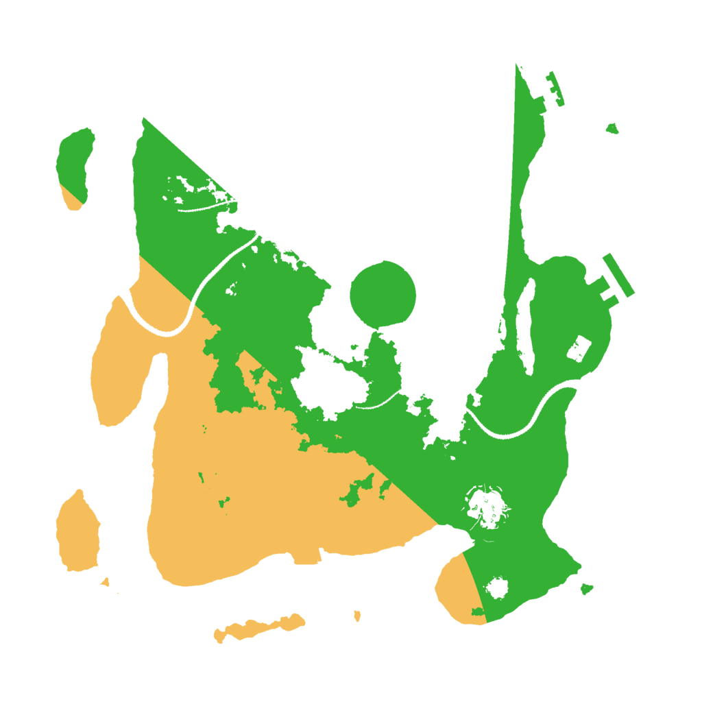 Biome Rust Map: Procedural Map, Size: 3000, Seed: 1041599704