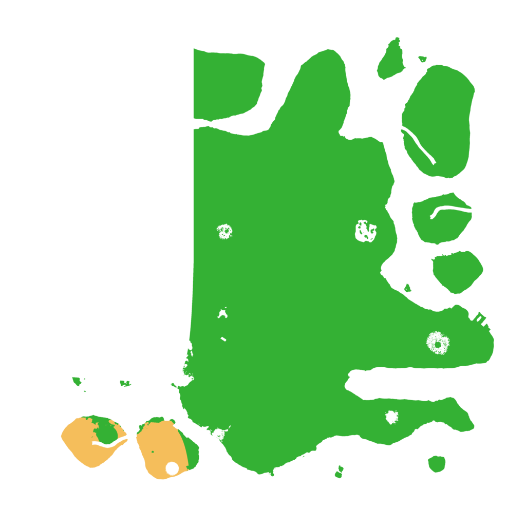 Biome Rust Map: Procedural Map, Size: 3500, Seed: 56255392