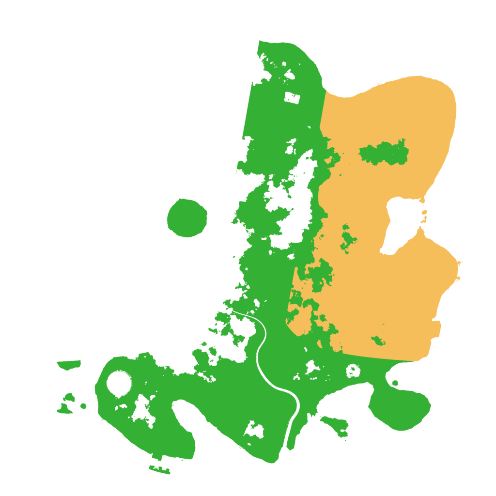 Biome Rust Map: Procedural Map, Size: 3500, Seed: 2082648867