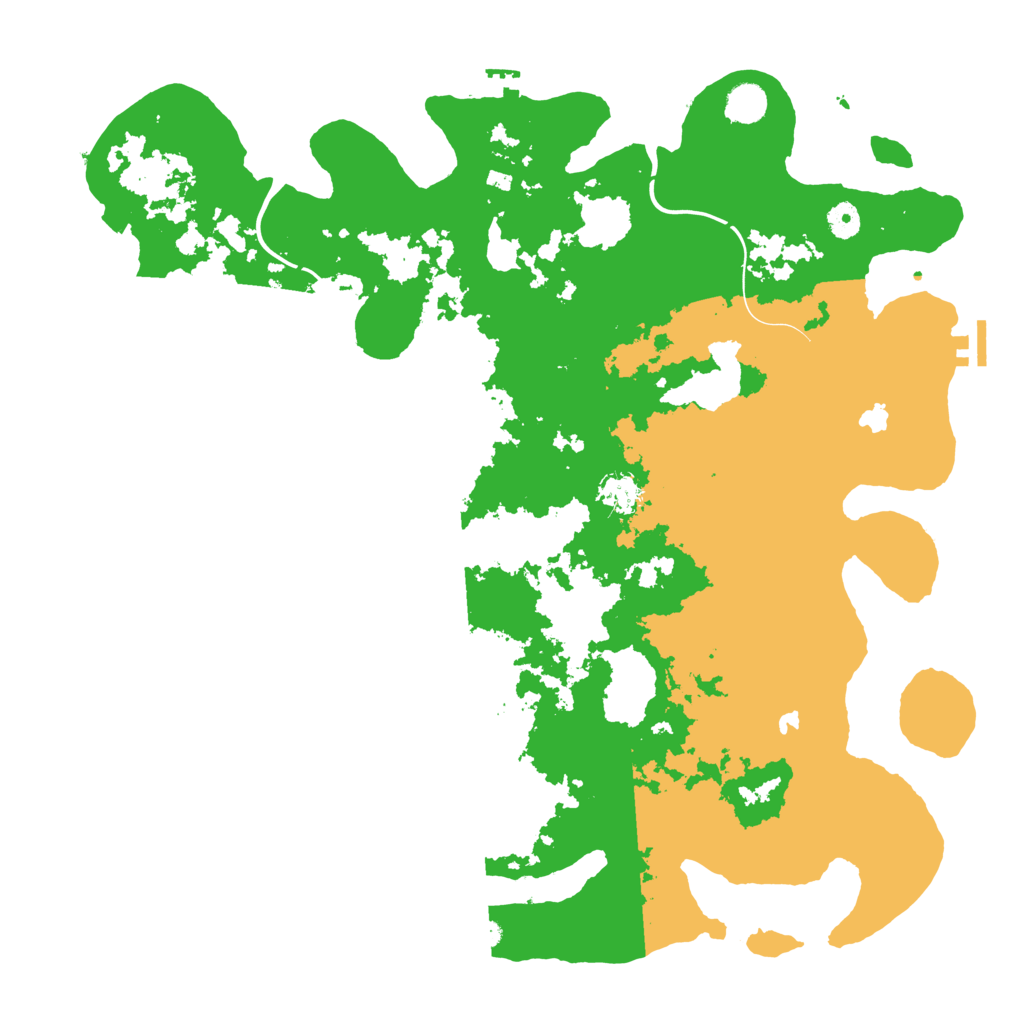 Biome Rust Map: Procedural Map, Size: 4500, Seed: 470416053