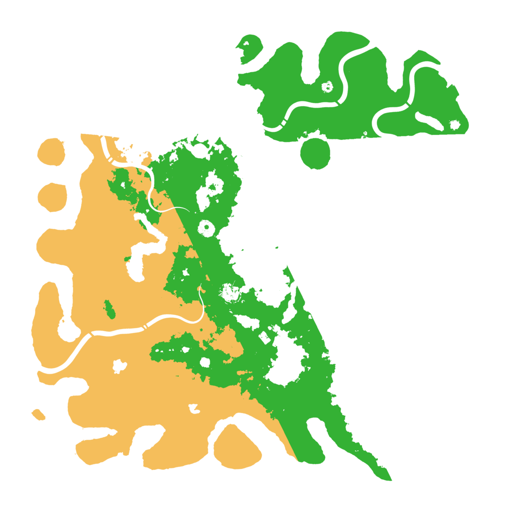 Biome Rust Map: Procedural Map, Size: 4500, Seed: 1235