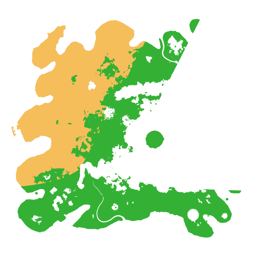 Biome Rust Map: Procedural Map, Size: 4000, Seed: 8652